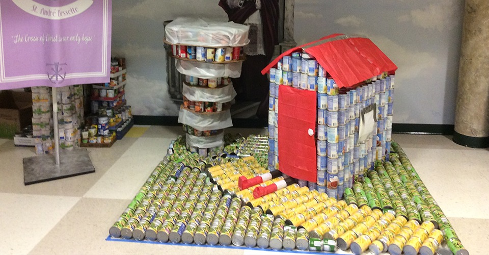 Bishop Carroll Collects 24,574 Cans for Our Daily Bread Food Pantry