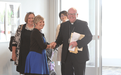 Bishop blesses new Adult Day Services